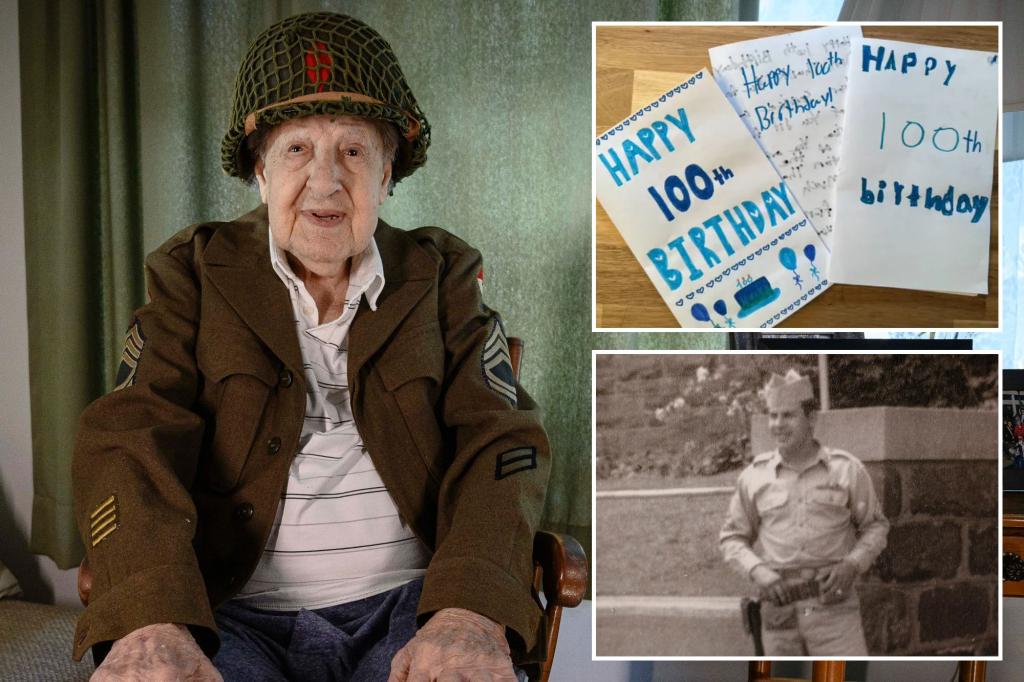 WWII vet turning 100 gets a birthday surprise from a millennial